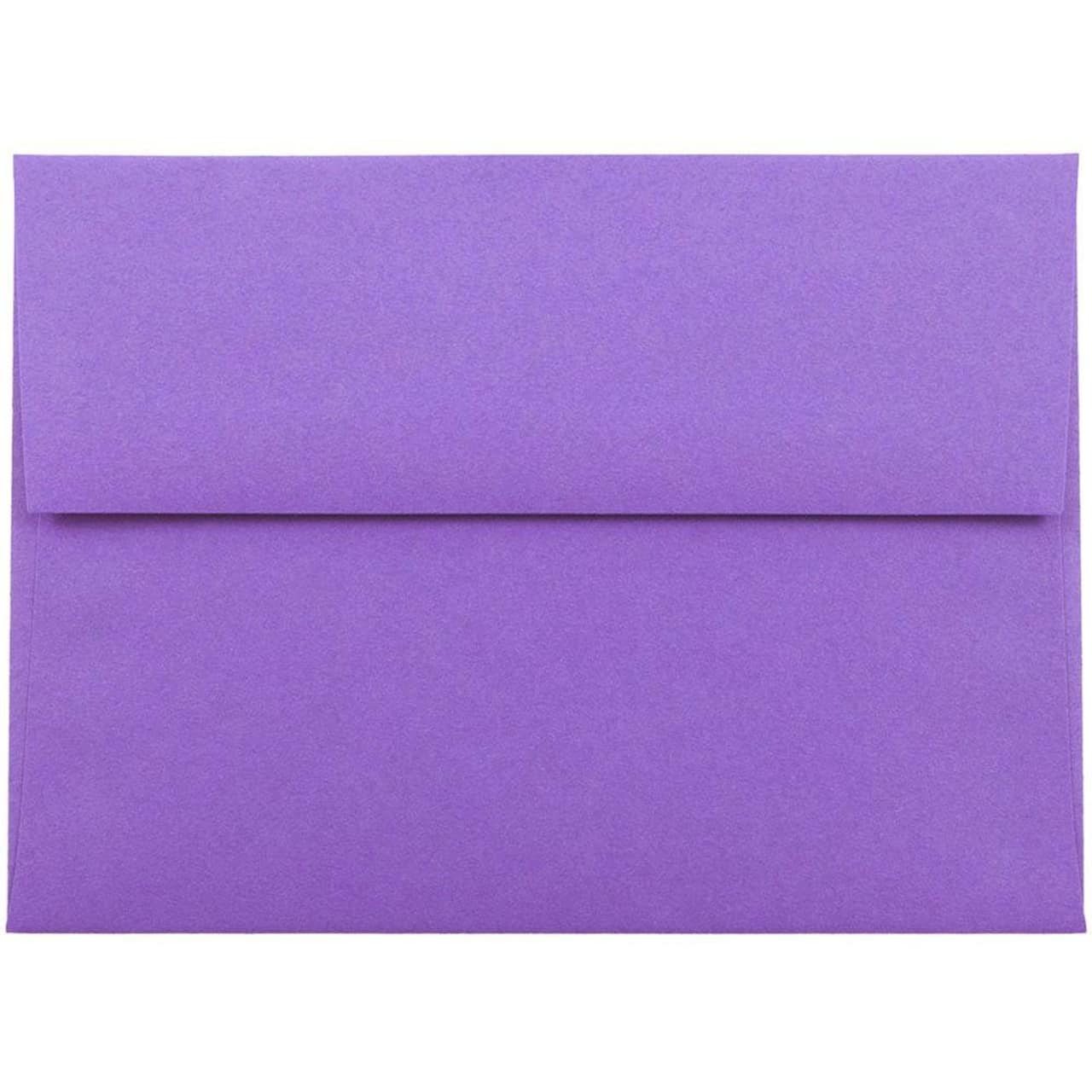 JAM Paper A6 Colored Invitation Envelopes, 50ct.